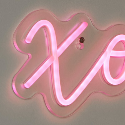 Lighting Collection Phoenix Pink Xoxo Neon DIY at B Q