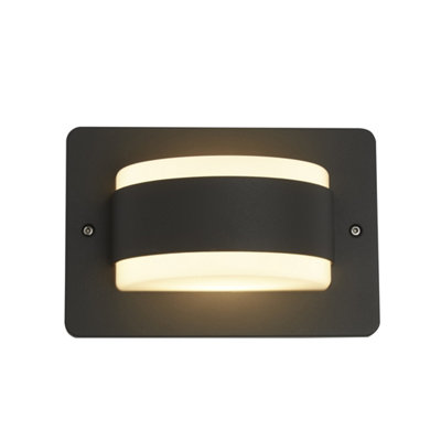 Lighting Collection Portsoy Bridge Up Down Led Outdoor Wall Light