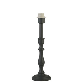 Lighting Collection Rosario Grey Candle Stick Base