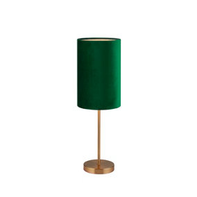 Lighting Collection Segoro  Green & Gold Table Lamp