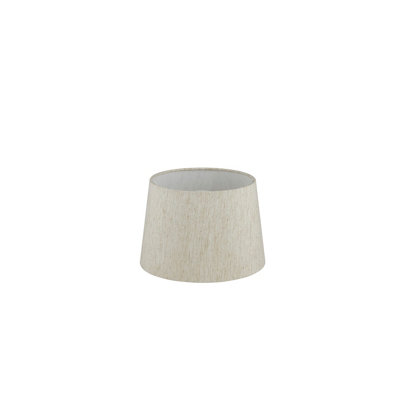 Lighting Collection Sur Taupe Tapered Linen Shade