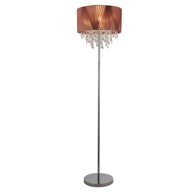 Blush pink floor sales lamp