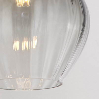 Ombre glass store light shade