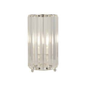 Lighting Collection Victoria Clear Glass Table Lamp