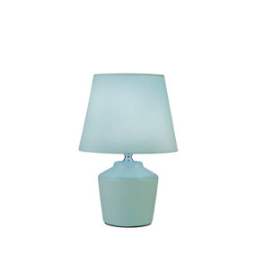 Lighting Collection Victoria Duck Egg Ceramic Table Lamp