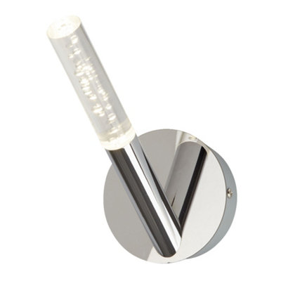 Lighting Collection Vlore Chrome Bathroom Wall Bracket