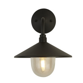 Lighting Collection Wells Sime - Outdoor Wall Light Black