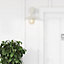 Lighting Collection Wells Sime - Outdoor Wall Light White