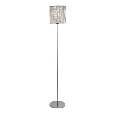 Lighting Collection Zurich Chrome Floor Lamp DIY at B&Q