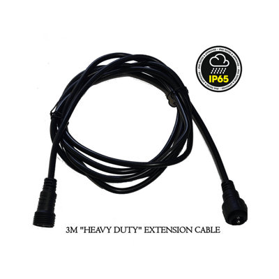 Lighting Legends 3M Extension Cable For Heavy Duty Festoon Outdoor String Lights