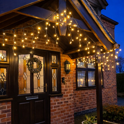 Lighting Legends 4.5m Festive Connect Icicle Outdoor LED Waterproof ...