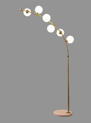 Lighting123 Bloom Floor Lamp G9 Bulb Cap for Living Room Bedroom Office