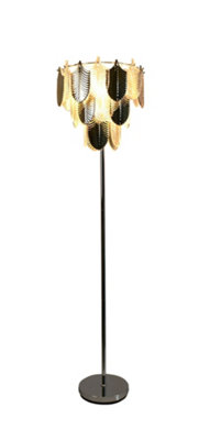 Lighting123 Ferndale Floor Lamp E27 Bulb Cap for Living Room Bedroom Office