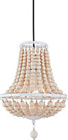 Lighting123 Lacy Beaded Ceiling Pendant Light for Living Room/Dining Room/Office/Bedroom/Study