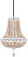 Lighting123 Lacy Beaded Ceiling Pendant Light for Living Room/Dining Room/Office/Bedroom/Study