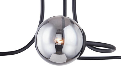Lighting123 Pluto 3 Arm Ceiling Light Fixture for Kitchen/Bedroom/Living Room/Dining Room/Office/Study