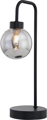 Lighting123 Pluto Table Lamp for Living Room, Bedroom, Bedside, Nightstand, Reading, Office, Work, Study, Desk