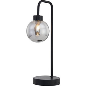 Lighting123 Pluto Table Lamp for Living Room, Bedroom, Bedside, Nightstand, Reading, Office, Work, Study, Desk