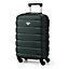 Lightweight 4 Wheel ABS Hard Shell Cabin Suitcase Rolling Wheels Cabin Approved - Green