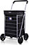 Lightweight 4-Wheel Premium 2023 Model Folding Shopping Trolley Extra Large 64L Shopping Trolley Bag, 95cm, 4.8kg