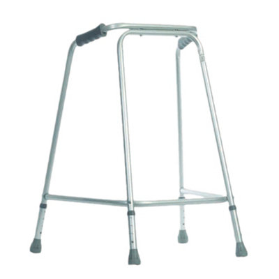 Lightweight Aluminium Walking Frame - 770 to 870mm Adjustable Height - Medium