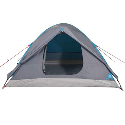 vidaXL Tente de camping à dôme 4 personnes bleu imperméable