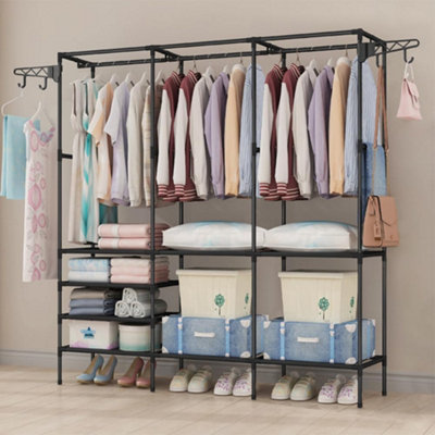 Temporary deals clothes rack