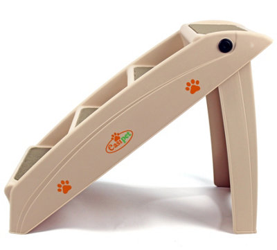Lightweight Folding Pet Stairs Beige