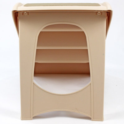 Lightweight Folding Pet Stairs Beige - 4