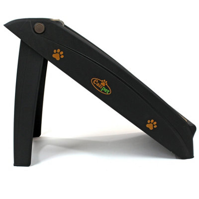 Lightweight Folding Pet Stairs Black