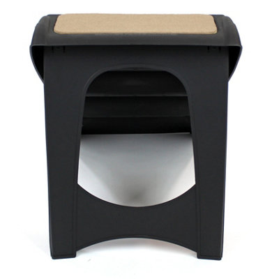 Lightweight Folding Pet Stairs Black - 4