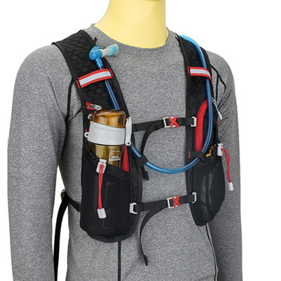 Lightweight Hydration Pack with 2L Bladder,Breathable Vest for Running,Cycling, and Climbing Outdoors