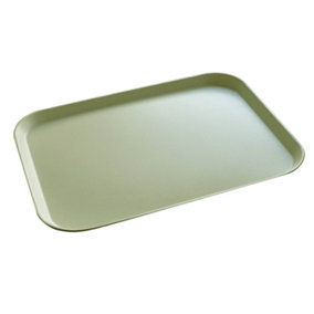 Lightweight Non Slip Lap Tray - Beige Plastic Food Tray - Easy to Clean