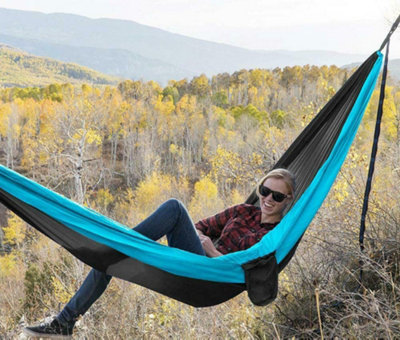 Outdoor portable outlet hammock