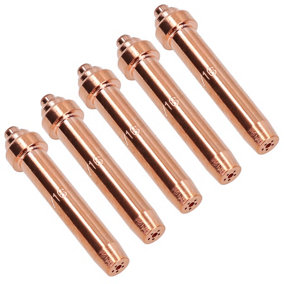 Lightweight Oxy Acetylene Gas Cutting Nozzle Tip 1/16" 10-75mm Oxygen 5 Pack