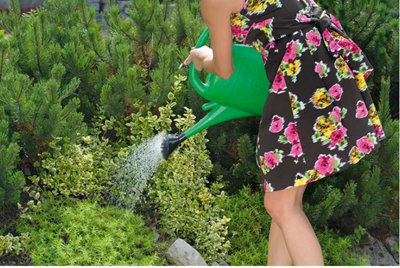 Lightweight Plastic Watering Can Garden Plants Indoor Outdoo 14L