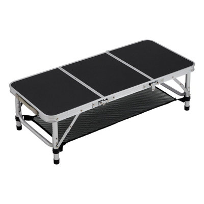 Lightweight Tri-fold Camping Table with Carrying Handle, Height ...