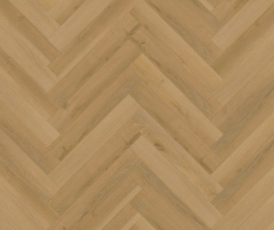 Lignum Fusion Twelve Premium Herringbone 12mm - Warren Oak - Laminate Flooring - 1.92m² Pack