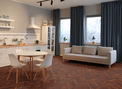 Lignum Strata Fourteen Herringbone - Acacia - Solid Flooring - 1.62m2 Price Comparisons | Compare The Build