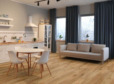 Lignum Strata Twenty Premium - Oak Natural Brushed - Solid Flooring - 2.394m2