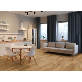Lignum Strata Twenty Premium - Oak Natural Brushed - Solid Flooring - 2.394m2