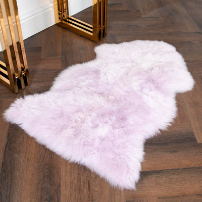 Lilac Deluxe Sheepskin Rug XXL