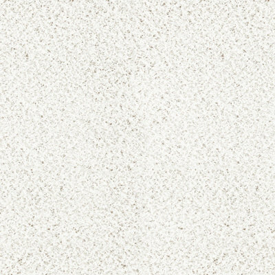 LILLY Round Shaggy Solid Color Plush Pile White Area Rug 200 x 200 cm