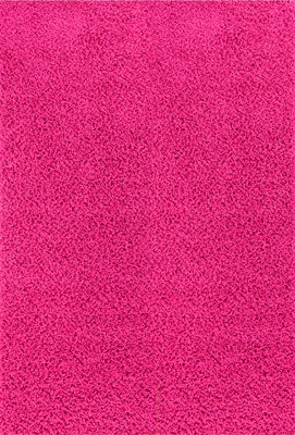 LILLY Shaggy Solid Color Plush Pile Fuschia Area Rug 160 x 220 cm