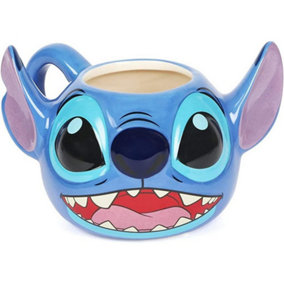 Lilo & Stitch 3D Sculpted Mug Blue/Purple (One Size)