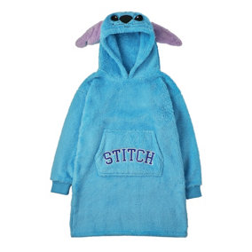 Lilo & Stitch Womens/Ladies Hoodie Blanket Blue (One Size)
