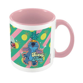 Lilo & Stitch Youre My Fave Inner Two Tone Mug White/Pink/Green (One Size)