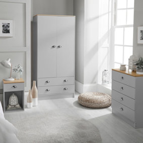 Lilsbury 3 Piece Grey Bedroom Furniture Set