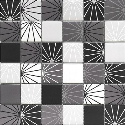 Lily Mosaic Tile - House of Mosaics