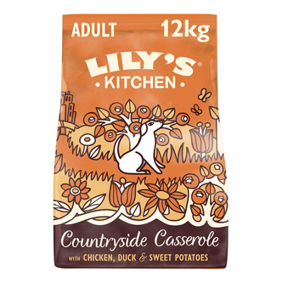 Lily's Kitchen Adult Dog Chicken & Duck Grain-Free Dry Food 12kg